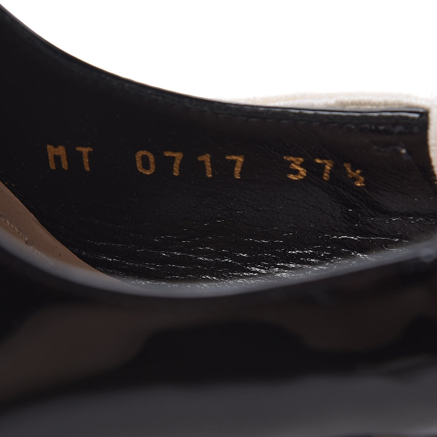 Patent Ribbon J'Adior Slingback 100mm Pumps 37.5 Black