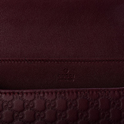 Gucci Microguccissima Travel Document Case Burgundy 7 of 9