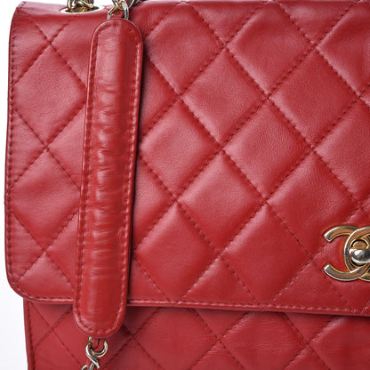 Chanel Lambskin Quilted Flap Red 12 of 16