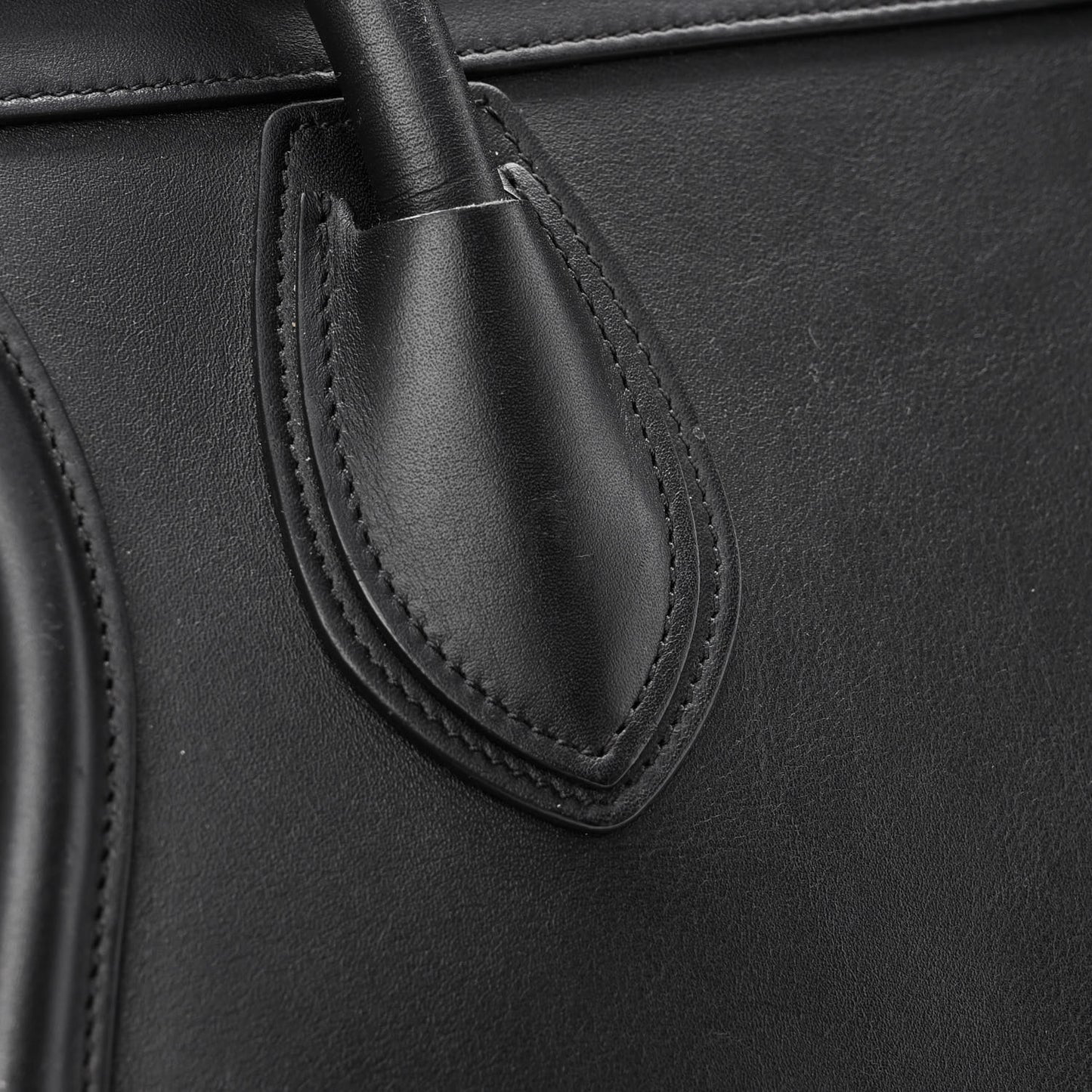 Smooth Calfskin Mini Luggage Black