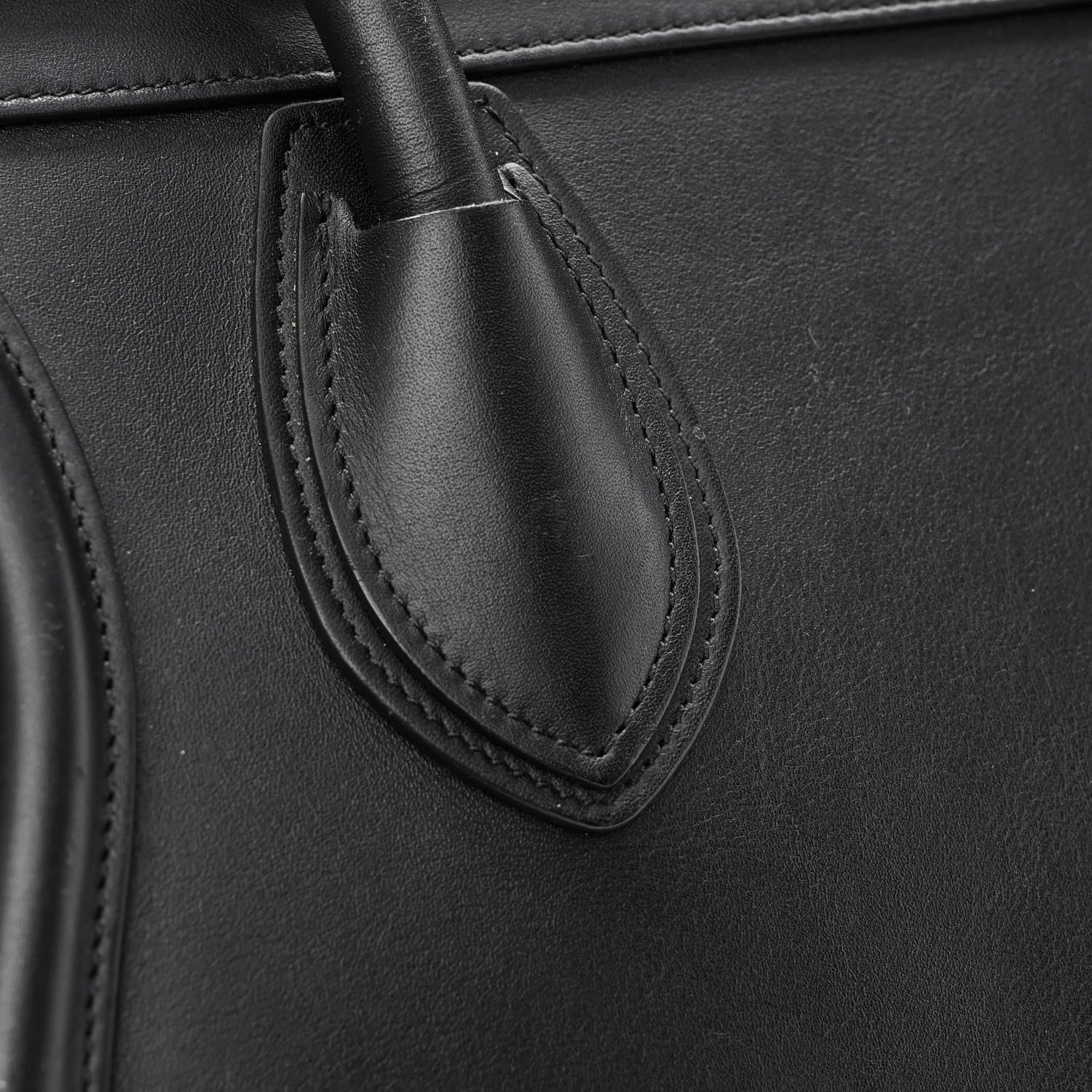 Celine Smooth Calfskin Mini Luggage Black 10 of 10