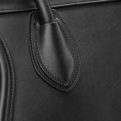 Celine Smooth Calfskin Mini Luggage Black 10 of 10