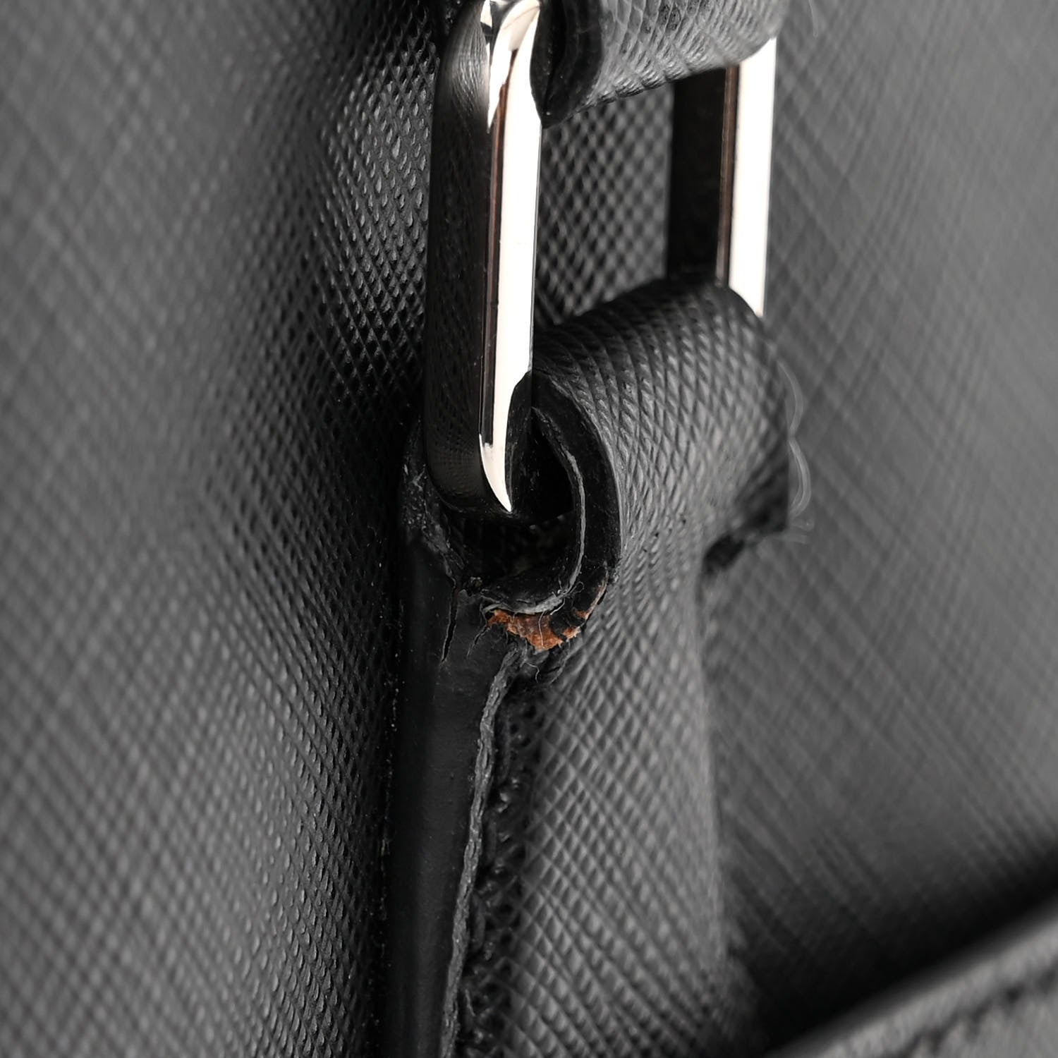 Prada Saffiano Travel Briefcase Black 19 of 22