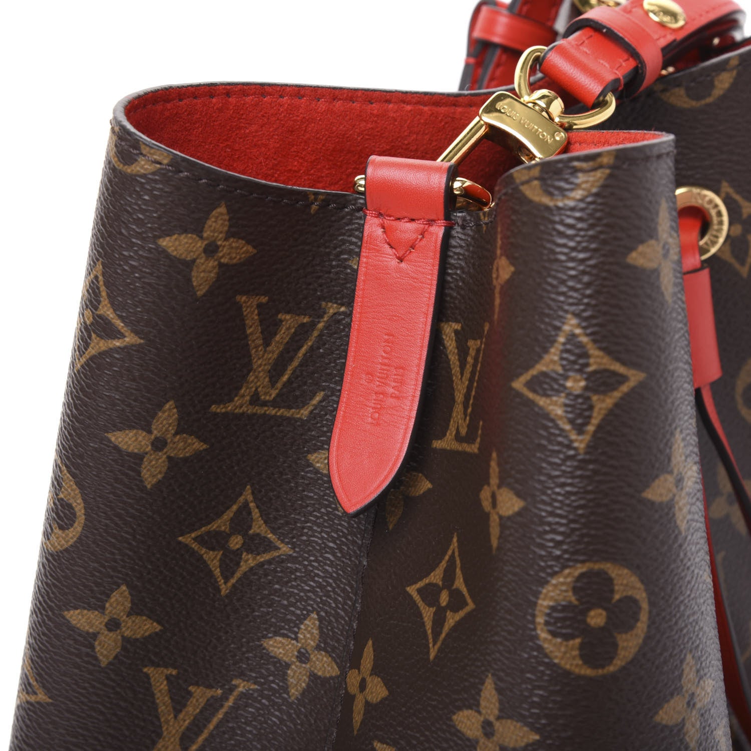 Louis Vuitton Monogram Neonoe MM Coquelicot 11 of 12