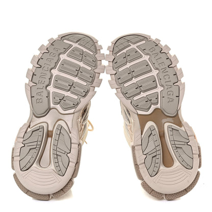 Balenciaga Rubber Mesh Bi-Color Womens Track.2 Open Sneakers 39 Nude 4 of 6