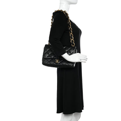 Chanel Lambskin Quilted Large CC Funky Town Flap Black 2 of 12
