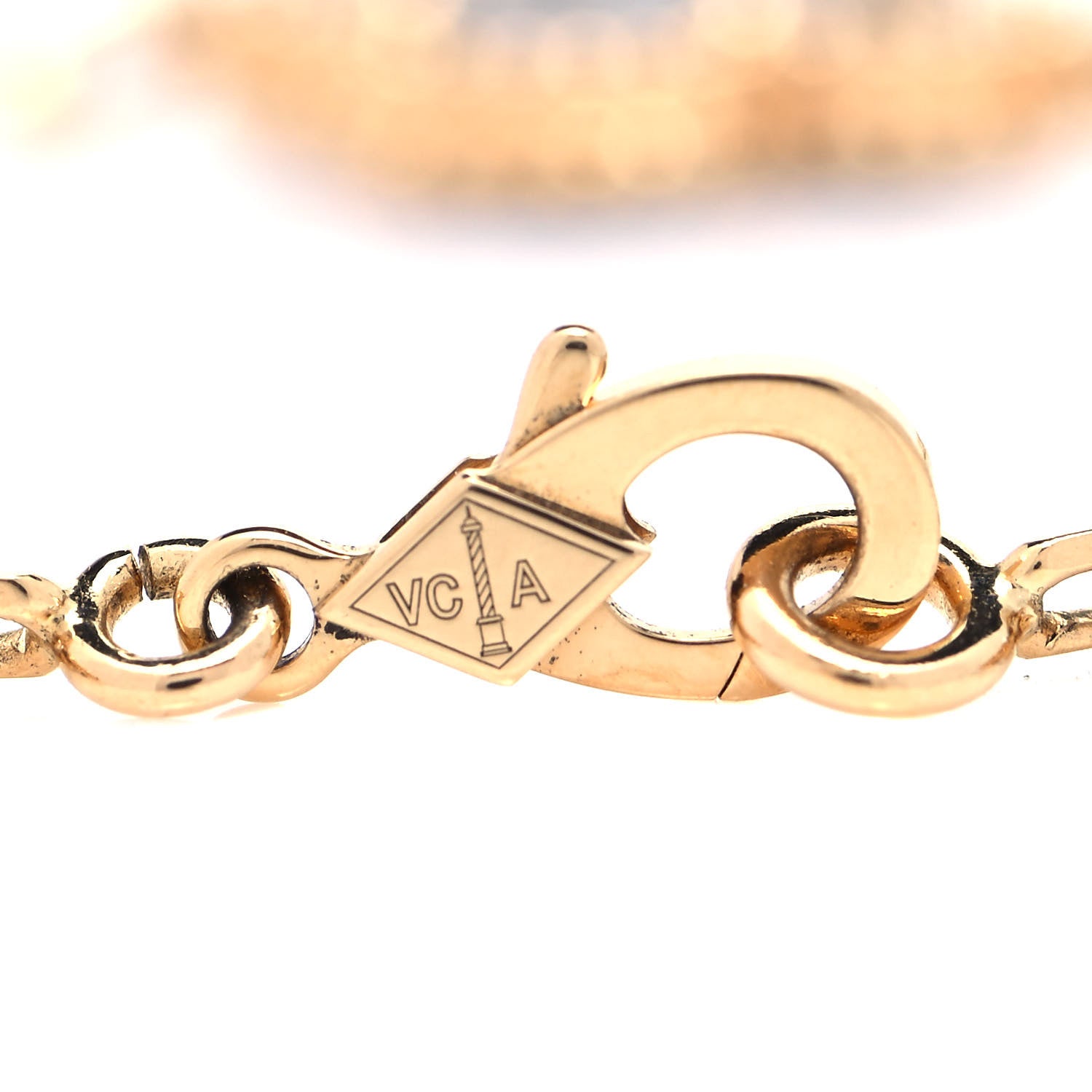 Van Cleef & Arpels 18K Yellow Gold Black Onyx 5 Motifs Vintage Alhambra Bracelet 4 of 7