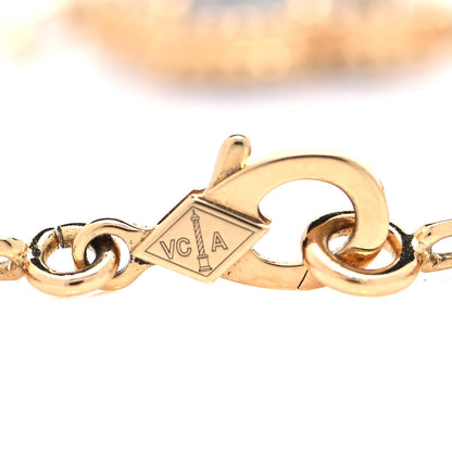 Van Cleef & Arpels 18K Yellow Gold Black Onyx 5 Motifs Vintage Alhambra Bracelet 4 of 7