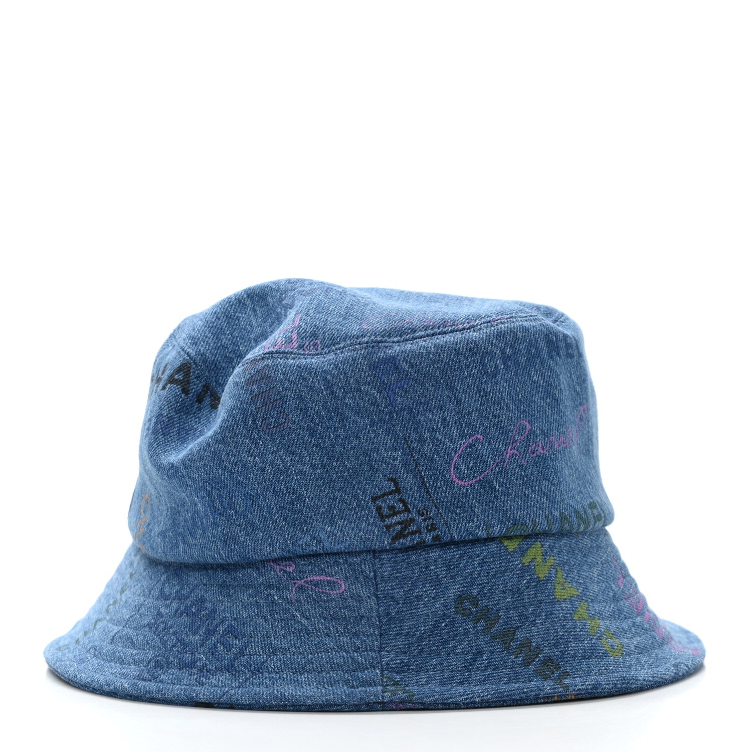 Chanel Denim Mood Cloche Bucket Hat S Blue 5 of 8