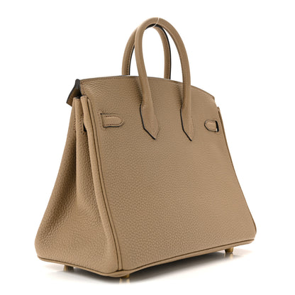 Hermes Togo Birkin 25 Beige Marfa 3 of 10