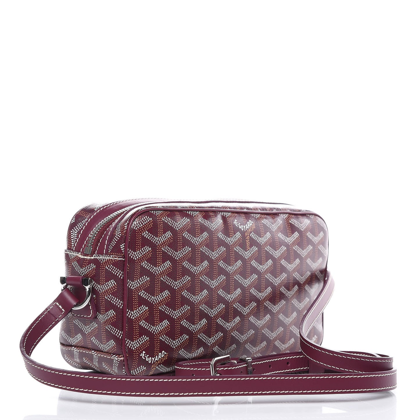 Goyardine Sac Cap Vert Burgundy