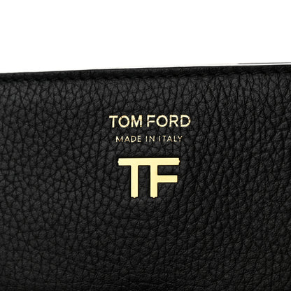 Tom Ford Grain Calfskin T Twist Crossbody Bag Black 6 of 9
