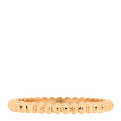 Van Cleef & Arpels 18K Yellow Gold Small Perlee Ring 52 6 1 of 5