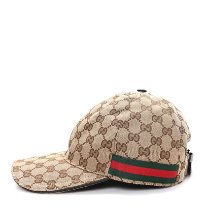 Gucci Monogram Web Baseball Hat M Beige Cocoa 4 of 9