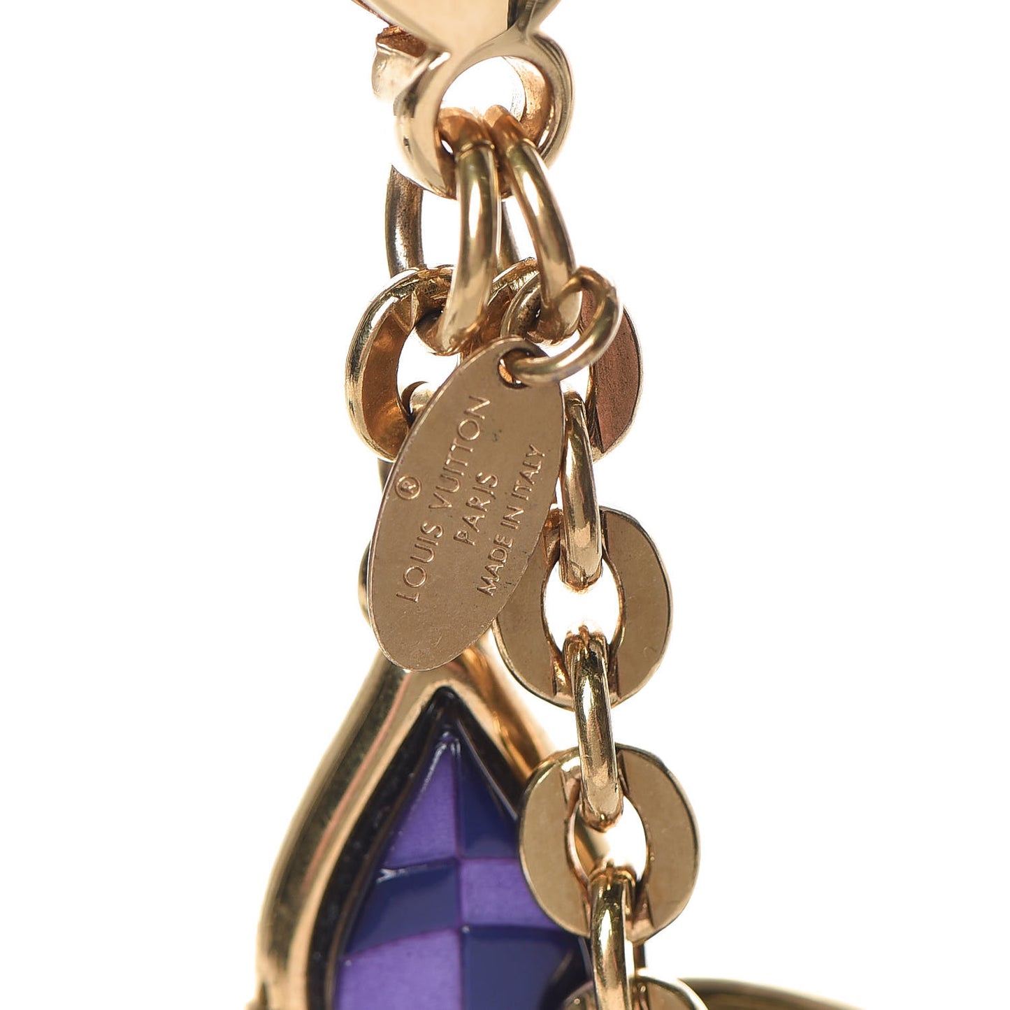Mosaique Bag Charm Blue