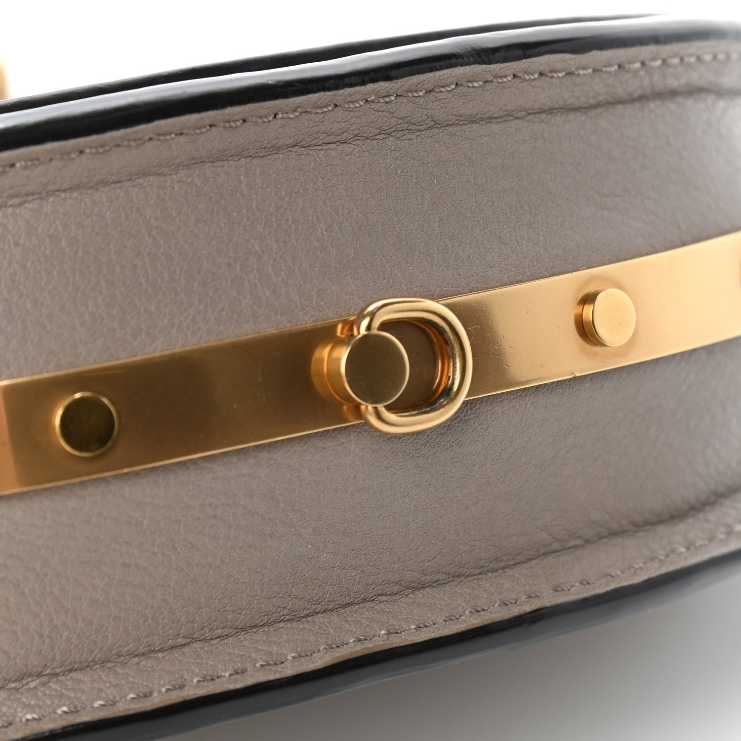 Chloe Calfskin Small Nile Bracelet Minaudiere Bag Motty Grey 5 of 5