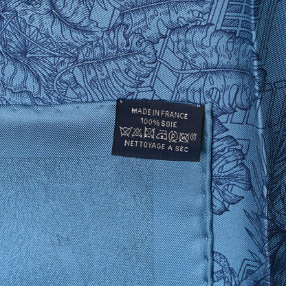 Hermes Silk Faubourg Tropical Wash Scarf 90 6 of 6