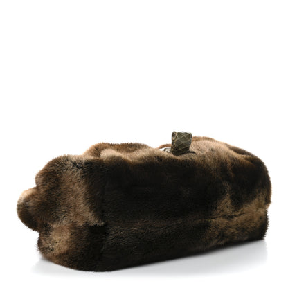 Fendi Snakeskin Mink Spy Green Multicolor 3 of 8