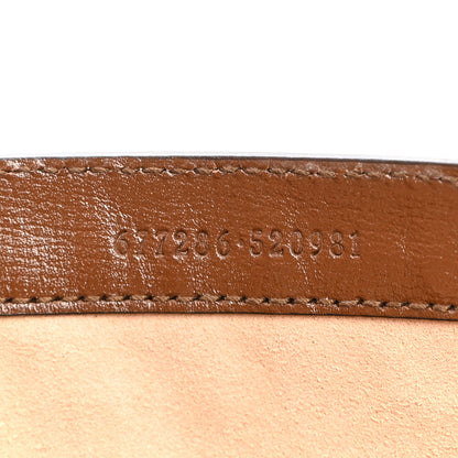 Gucci GG Supreme Monogram Azalea Calfskin Web Small Horsebit 1955 Crossbody Bag Beige Ebony Brown Sugar 7 of 10