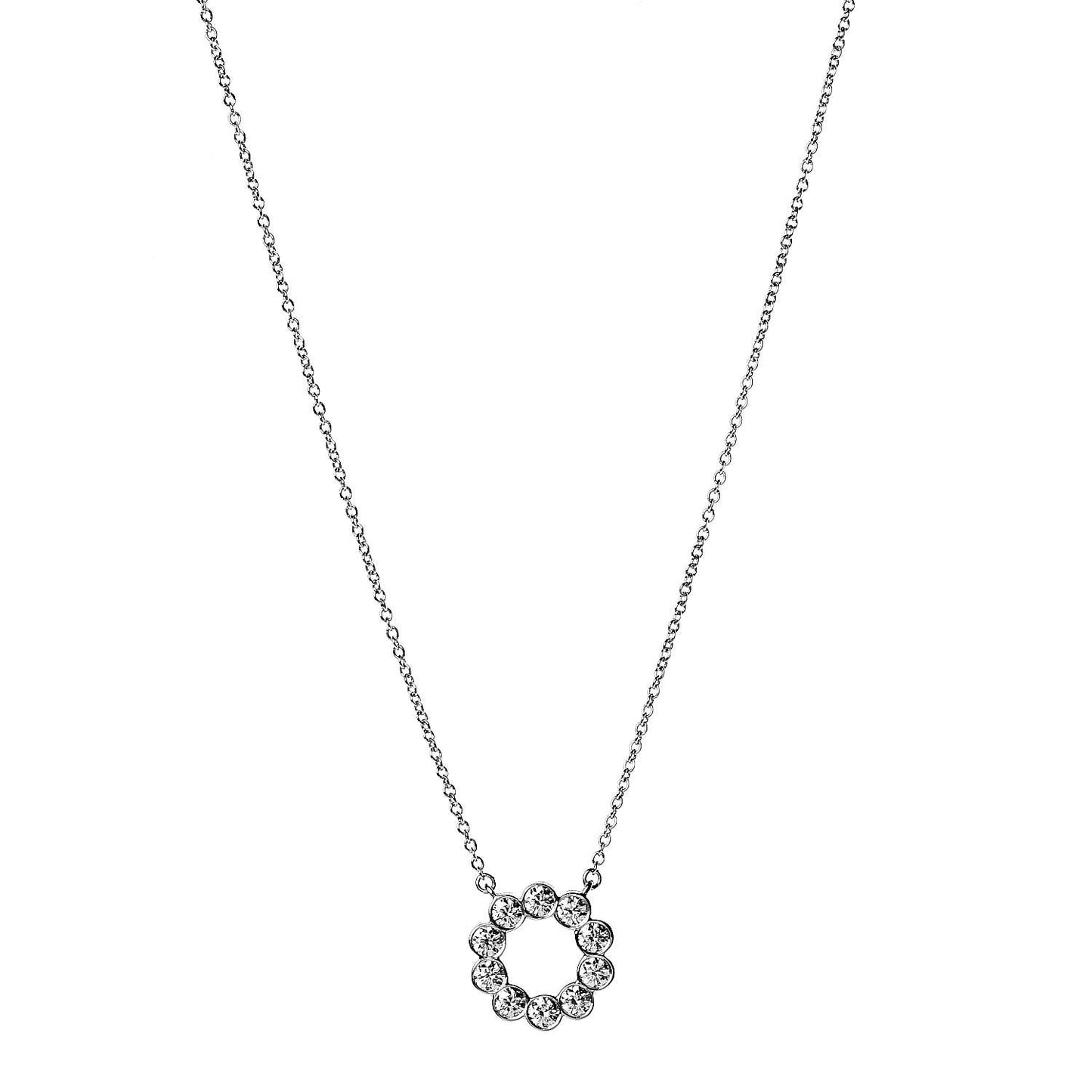 Platinum Diamond .60ct Round Jazz Pendant Necklace