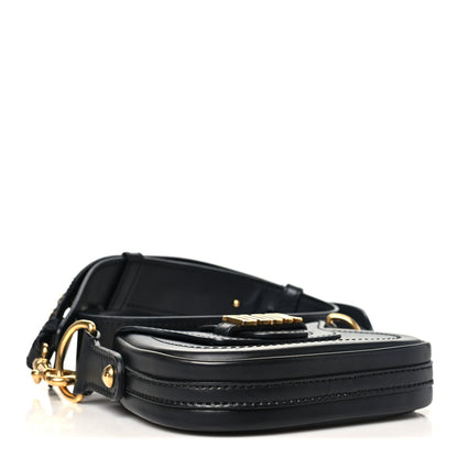 Christian Dior Calfskin Mini D Fence Saddle Bag Black 4 of 10