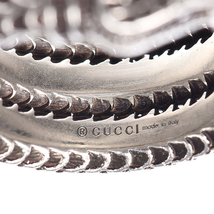 Gucci Sterling Silver Garden Snake Wrap Ring 57 8 5 of 5