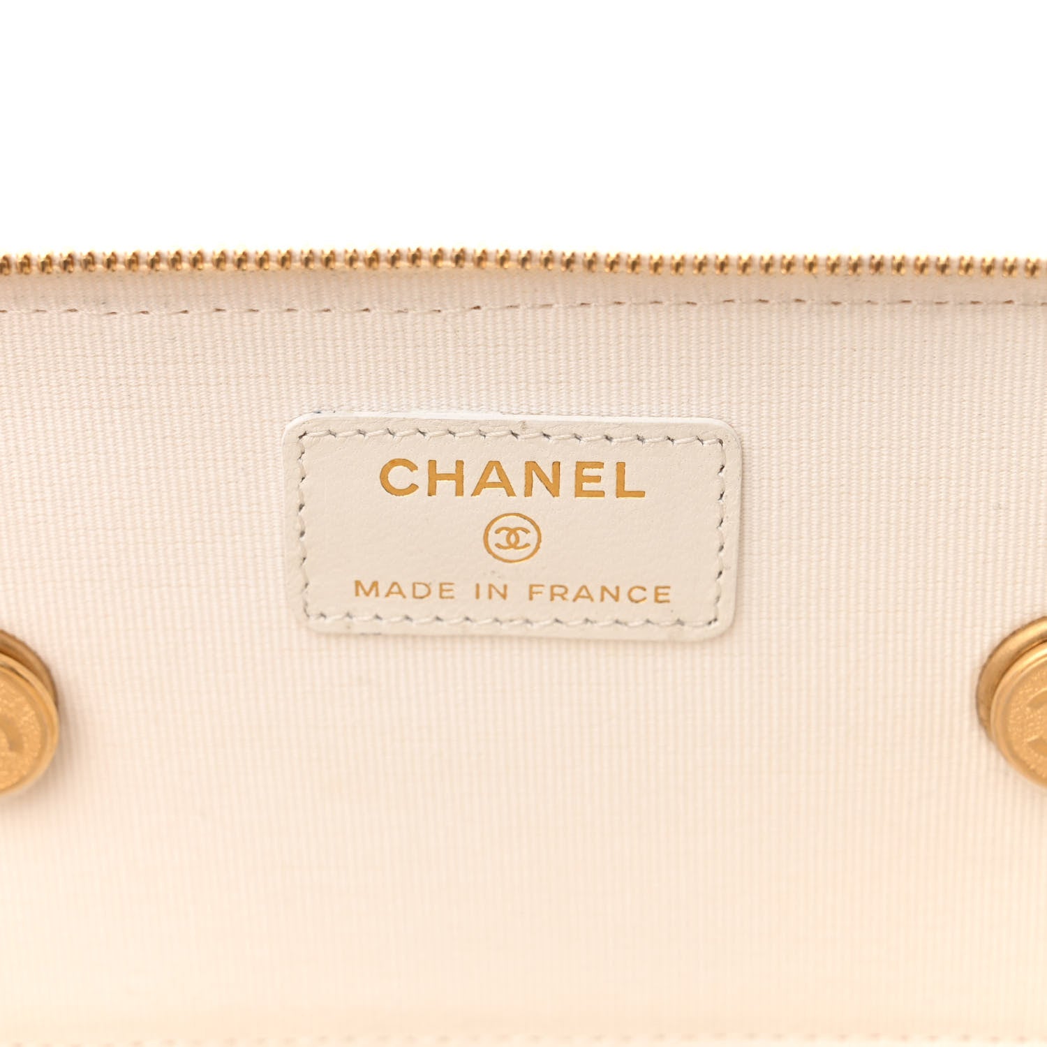 Chanel Lambskin Quilted Punk Essentials Vanity Case With Chain White 6 of 12