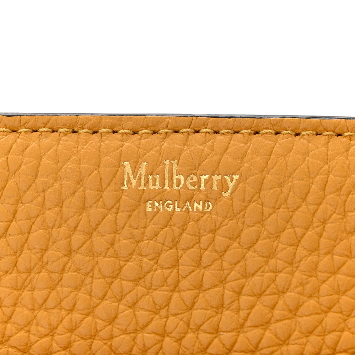 Mulberry Heavy Grain Calfskin Small Belted Bayswater Tote Deep Amber 6 of 11