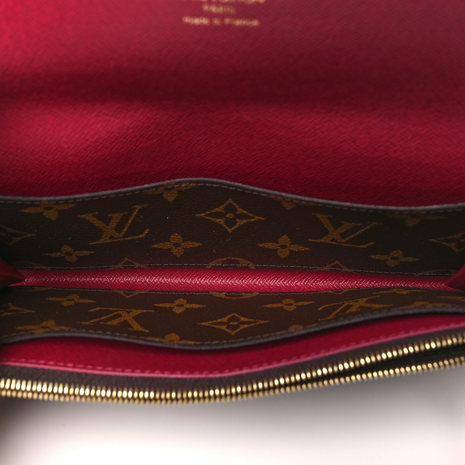 Louis Vuitton Monogram Emilie Wallet Fuchsia 5 of 8