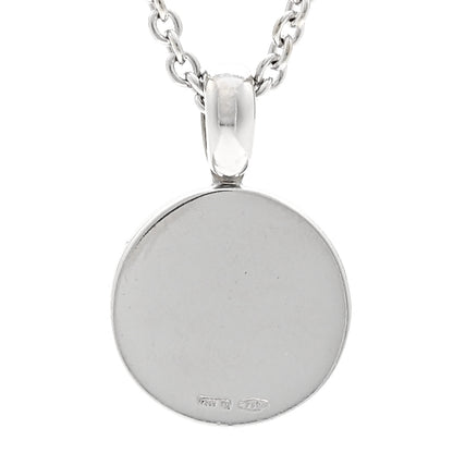 Bulgari 18K White Gold Diamond BVLGARI BVLGARI Pave Pendant Necklace 4 of 6