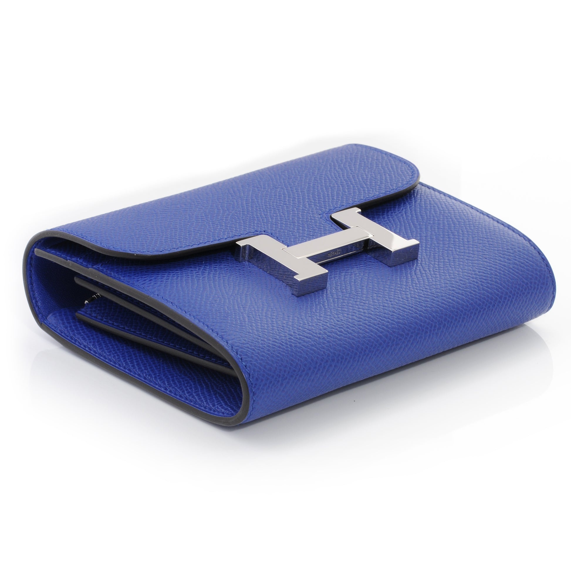 Hermes Epsom Constance Wallet Bleu Electrique 4 of 8