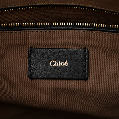 Chloe Calfskin Kira Convertible Bowler Bag Black 6 of 9