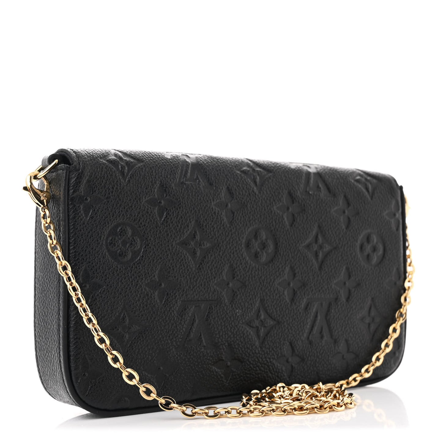 Empreinte Pochette Felicie Chain Wallet Black