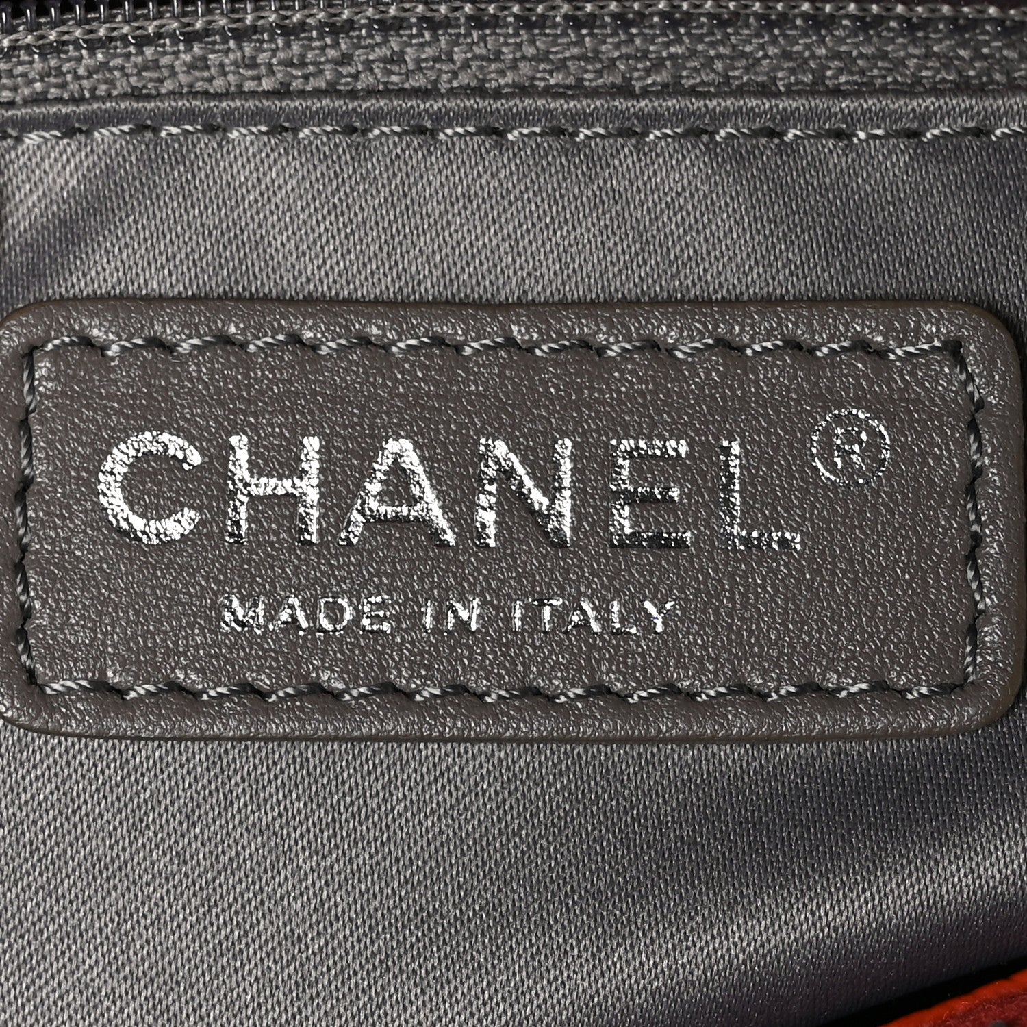 Chanel Caviar Quilted Grand Shopping Tote GST Orange 7 of 12