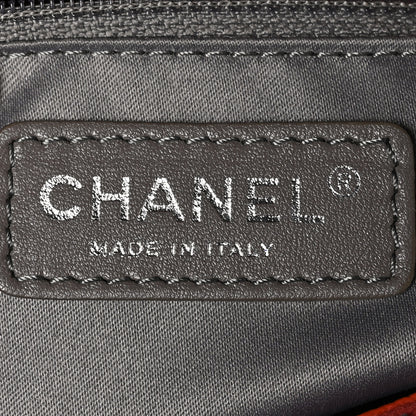 Chanel Caviar Quilted Grand Shopping Tote GST Orange 7 of 12