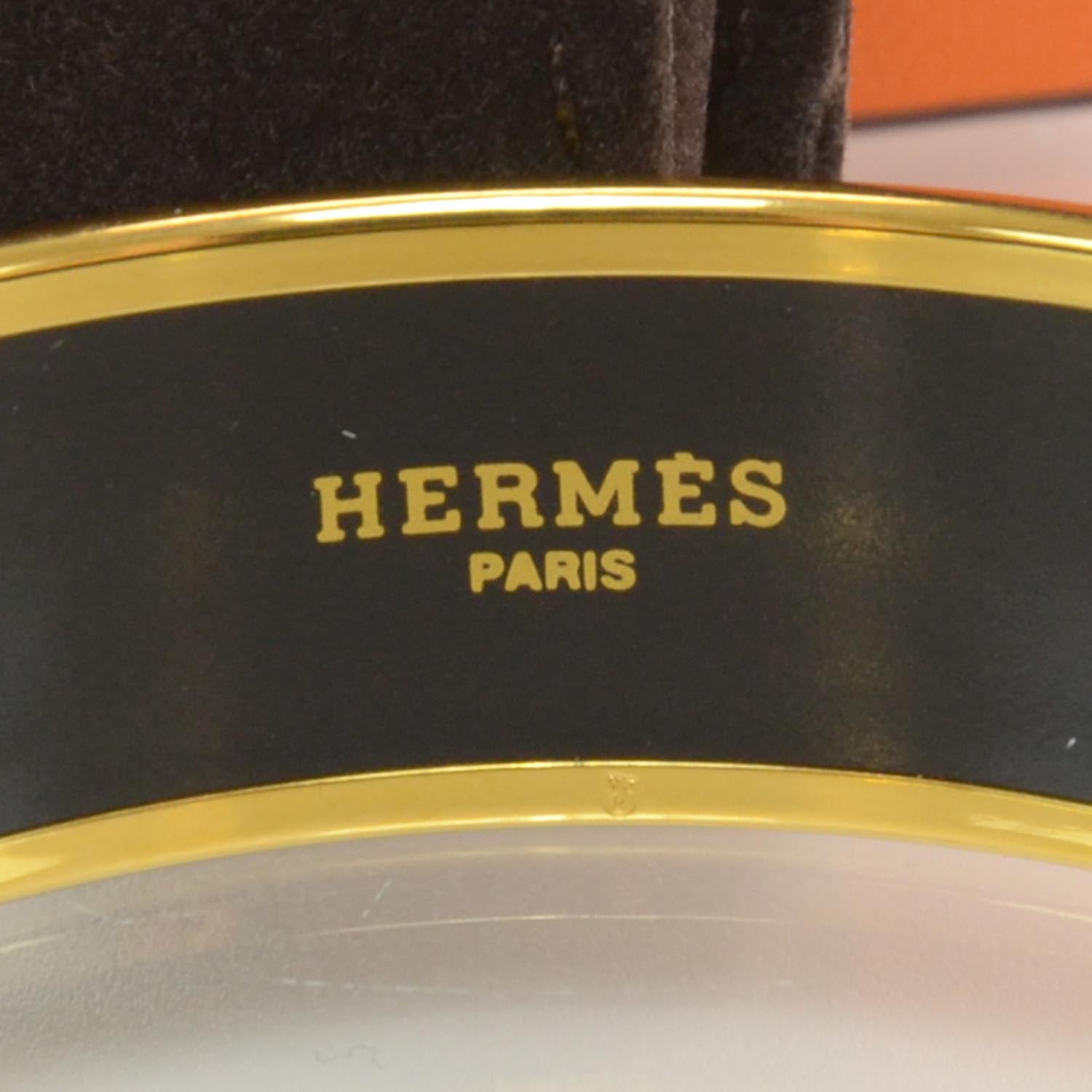Hermes Enamel Wide Tohu Bohu Bracelet 3 of 7