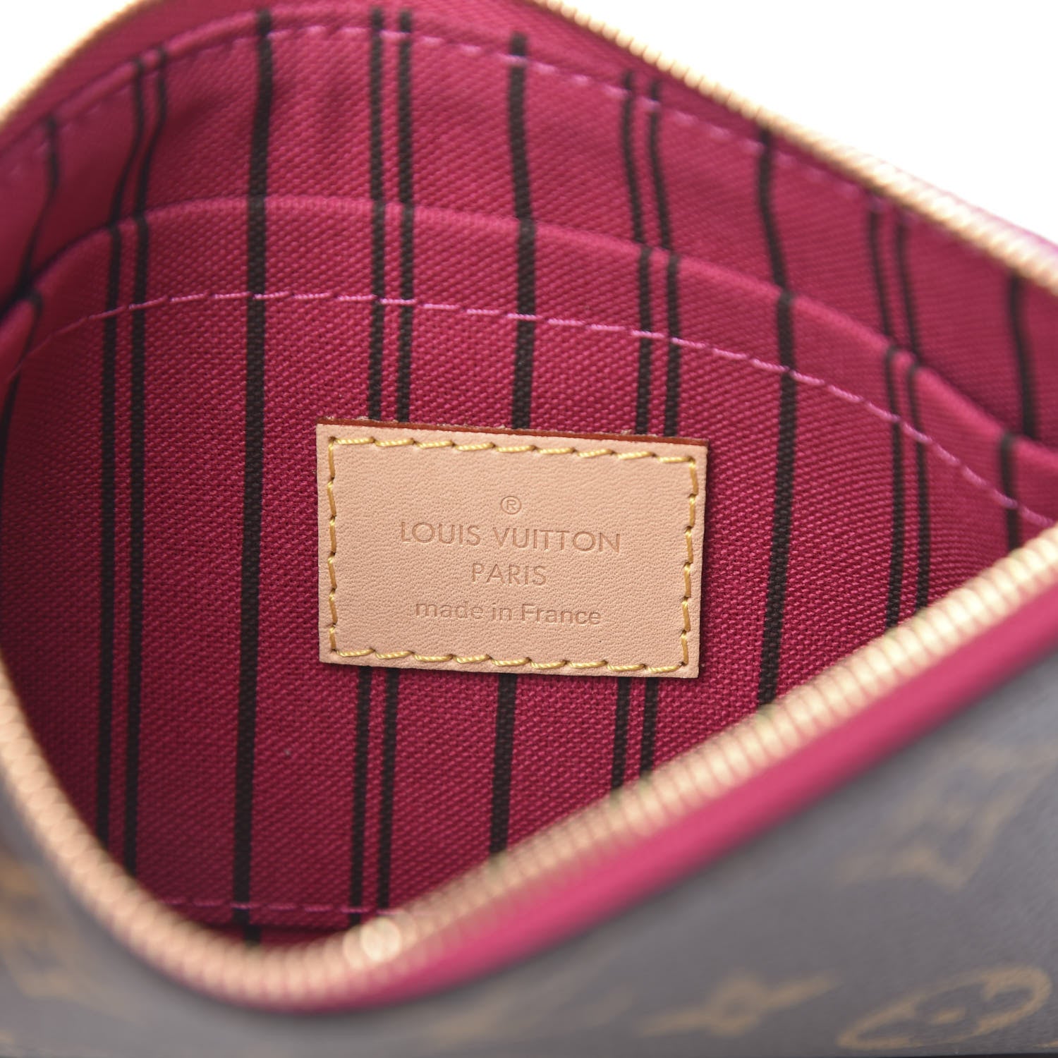 Louis Vuitton Monogram Neverfull PM Pochette Pivoine 6 of 8