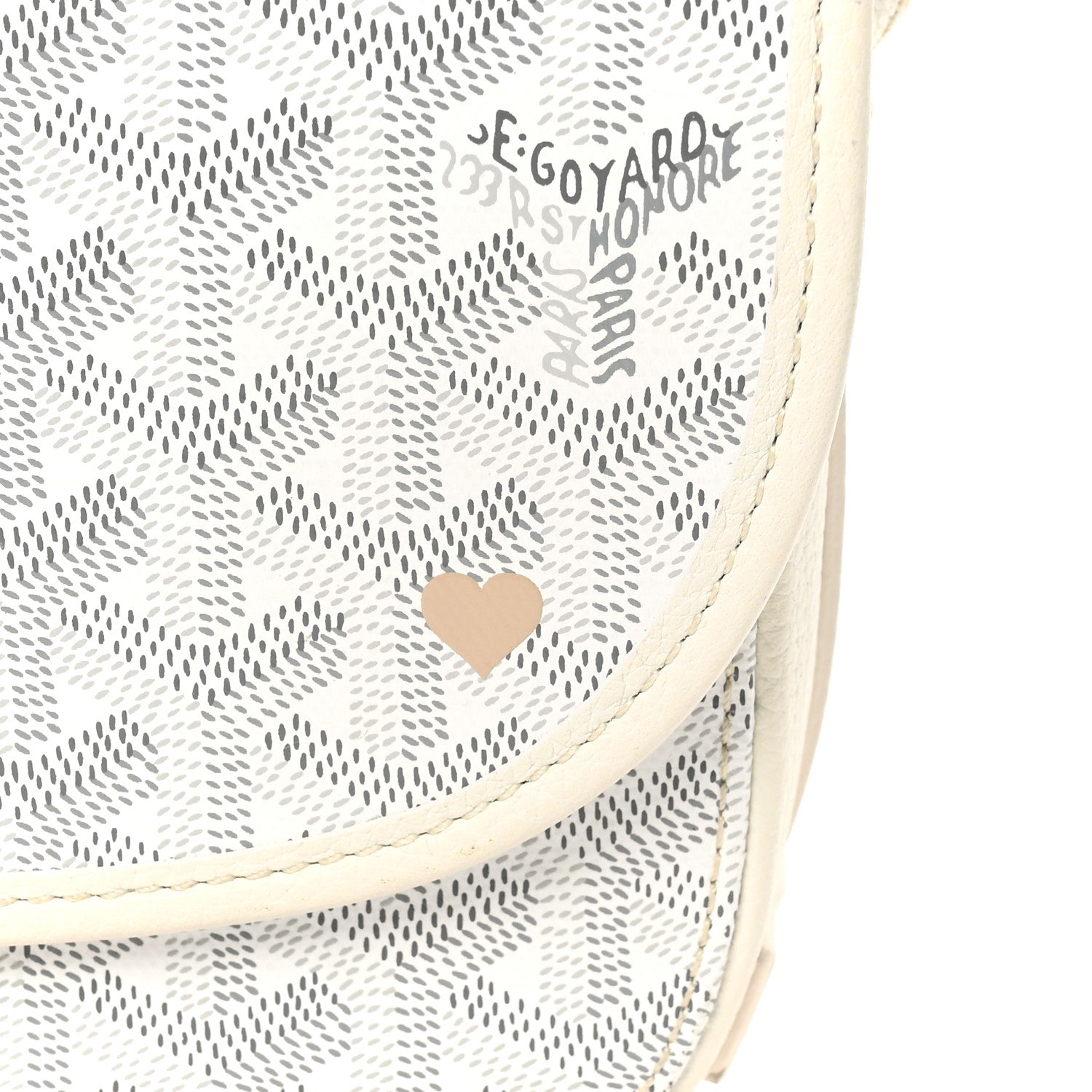 Goyard Goyardine Belvedere II PM Messenger Bag White 10 of 10
