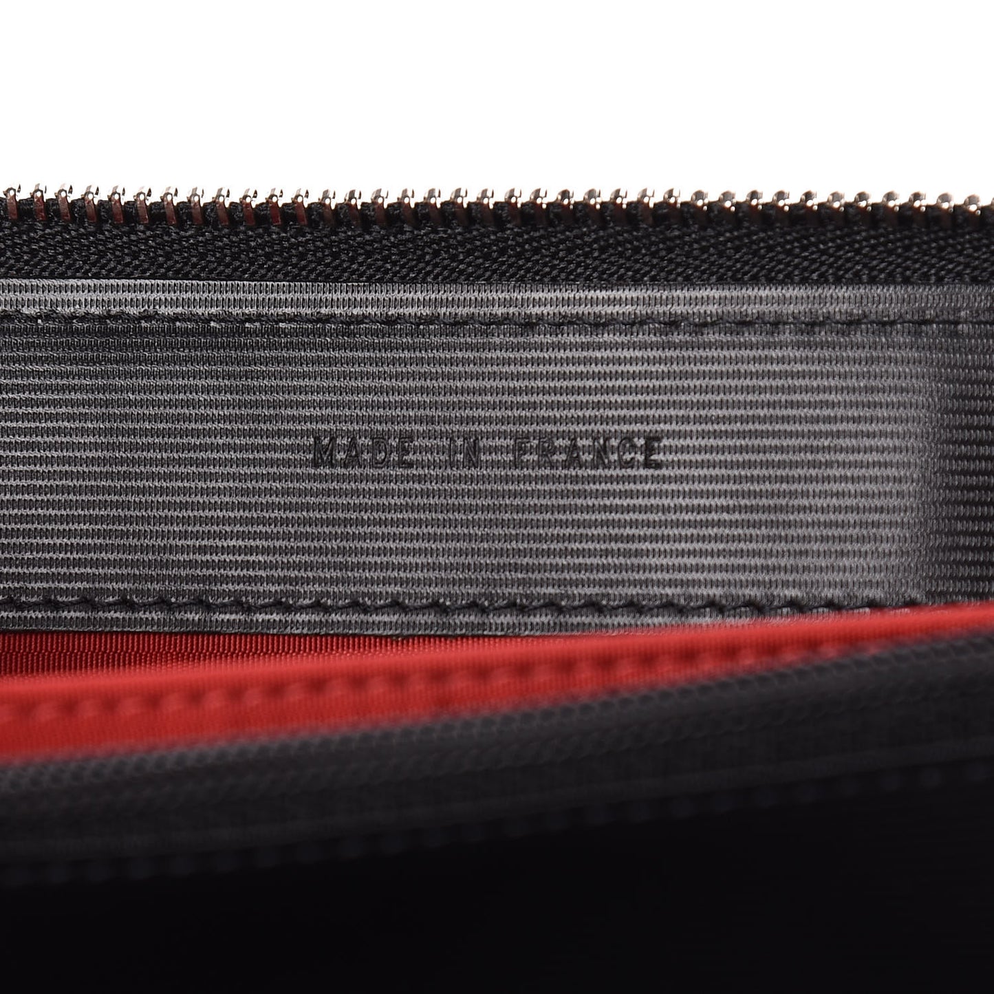 Nylon Travel Zip Wallet Black
