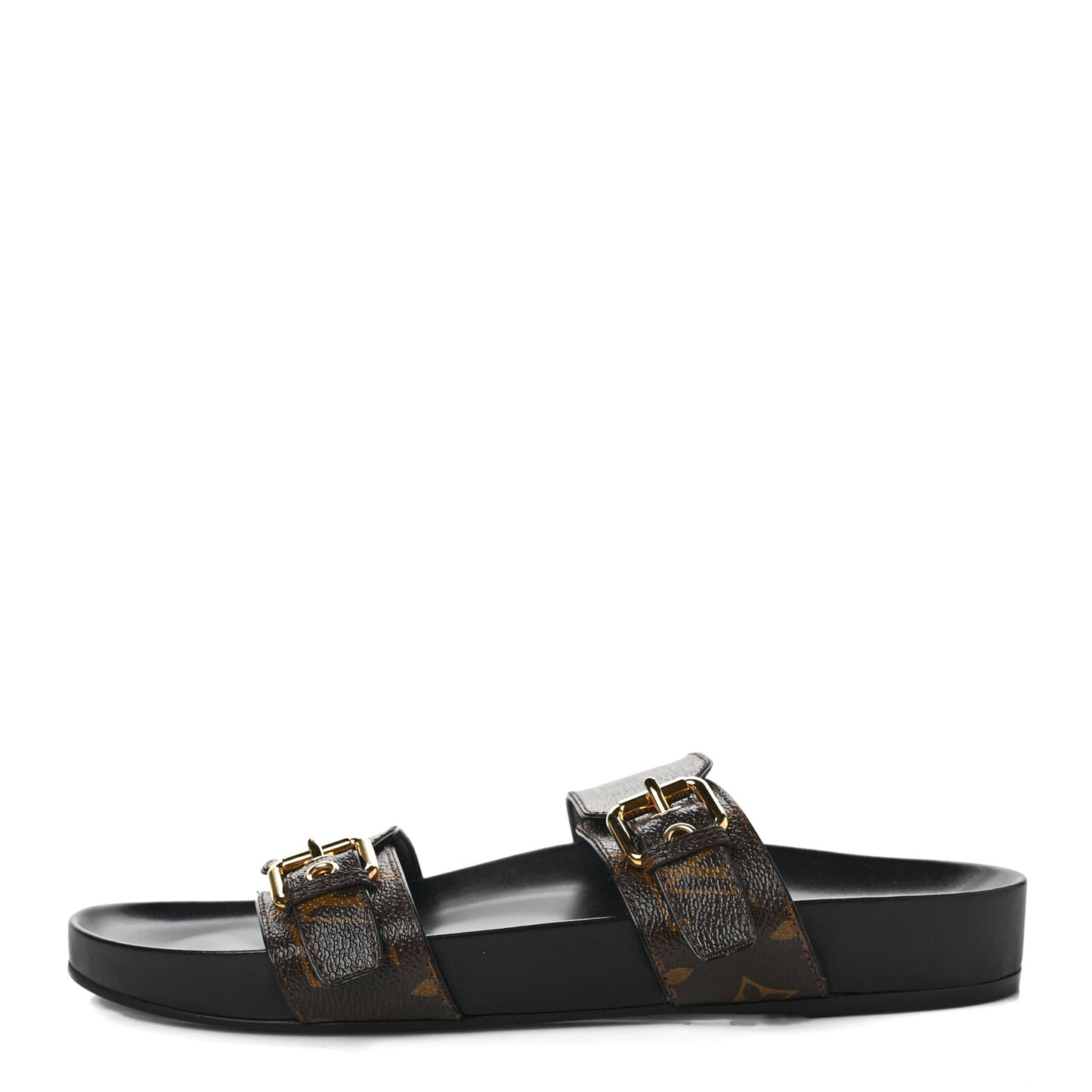 Monogram Bom Dia Mule Sandals 40.5 Black