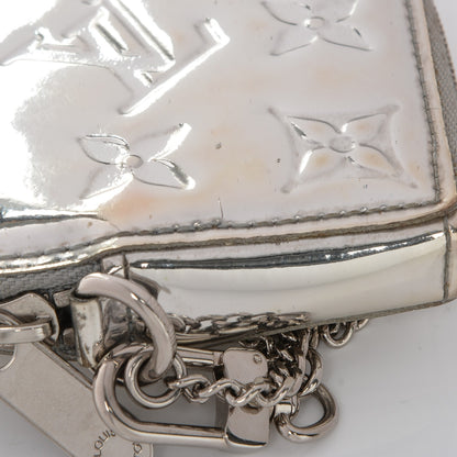 Louis Vuitton Monogram Miroir Heart Coin Purse Silver 6 of 16