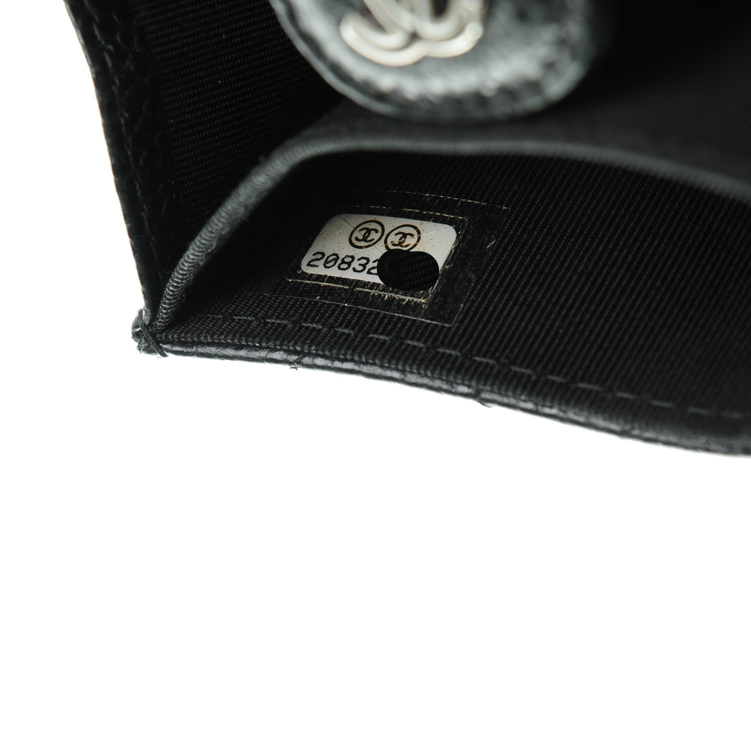 Chanel Caviar Quilted Flap Card Holder Black 8 of 8