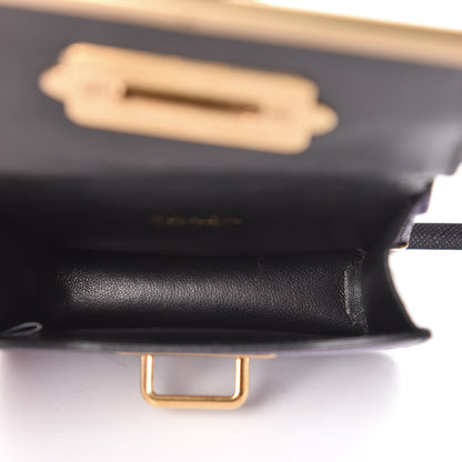 Prada Saffiano Astrology Mini Cahier Bag Viola Black 5 of 10