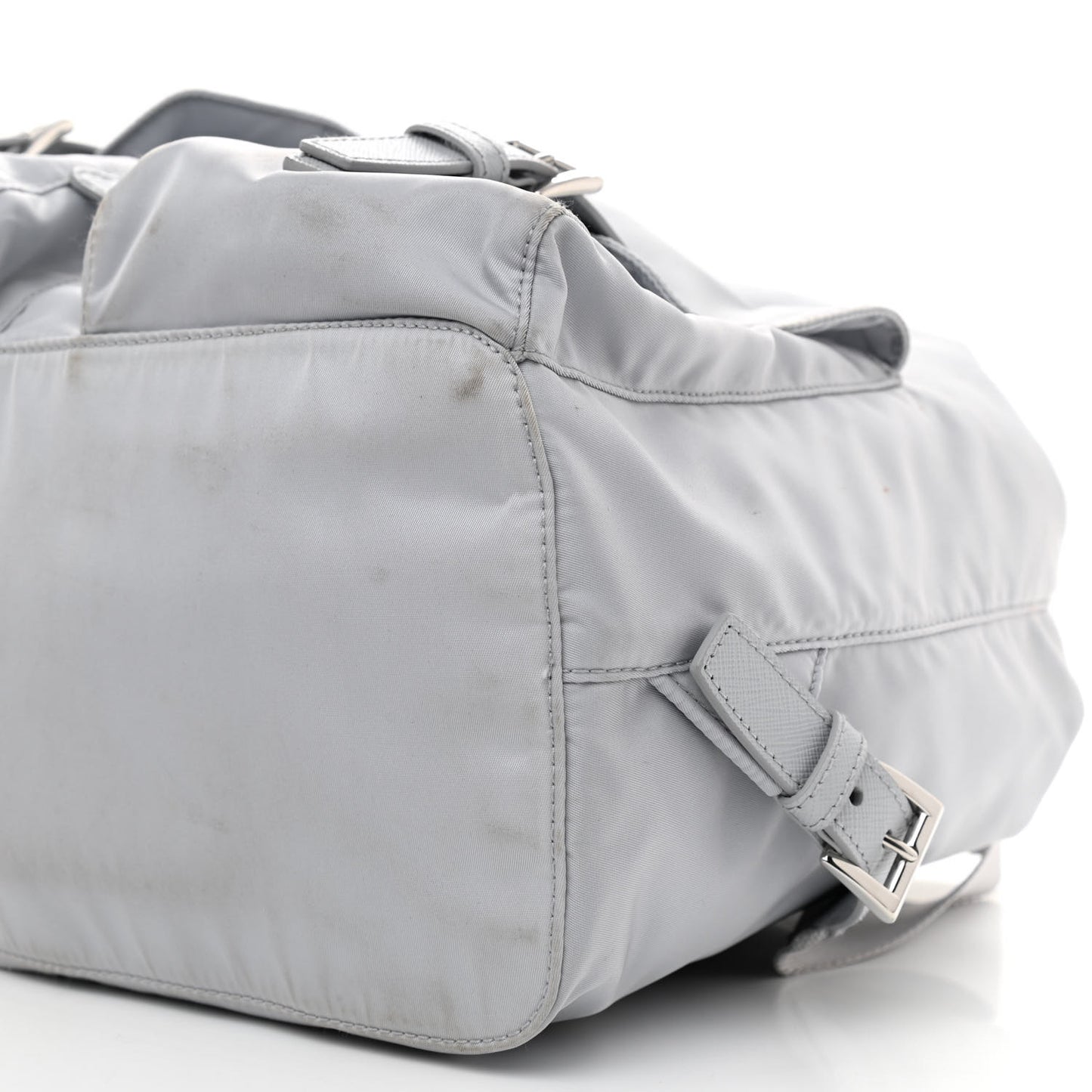 Tessuto Nylon Vela Small Backpack Light Grey