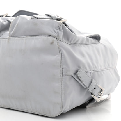 Prada Tessuto Nylon Vela Small Backpack Light Grey 11 of 13