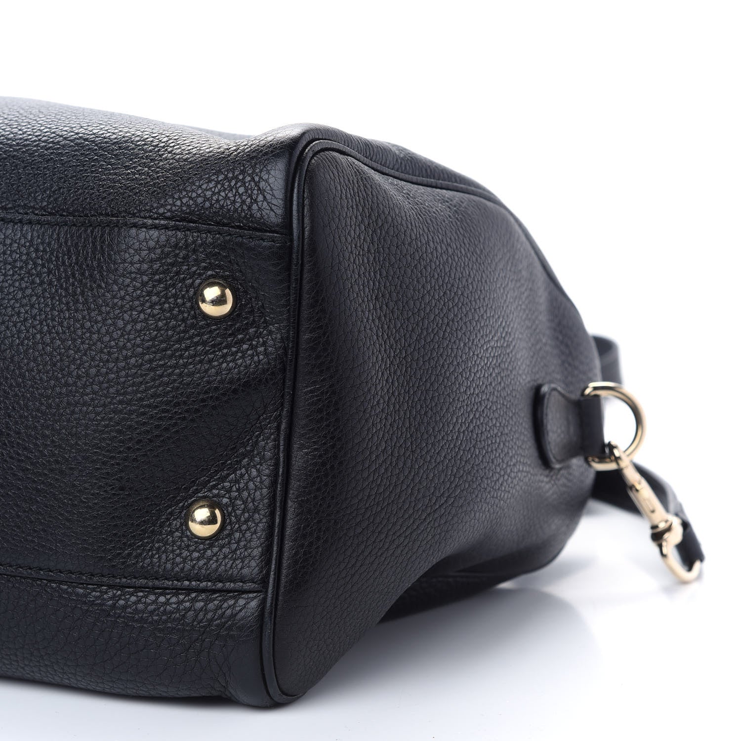 Gucci Calfskin Bamboo Medium Shopper Boston Black 9 of 11