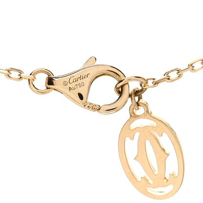 Cartier 18K Yellow Gold Diamond SM D'Amour Pendant Necklace 4 of 4