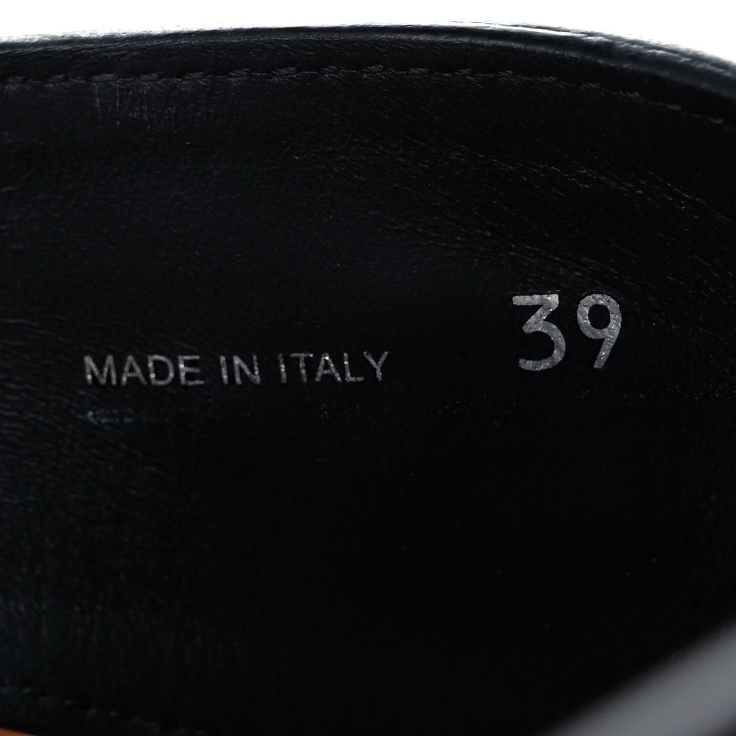 Natural Calfskin Double Buckle 20mm Sandals 39 Black