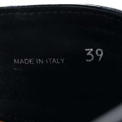 Prada Natural Calfskin Double Buckle 20mm Sandals 39 Black 8 of 9