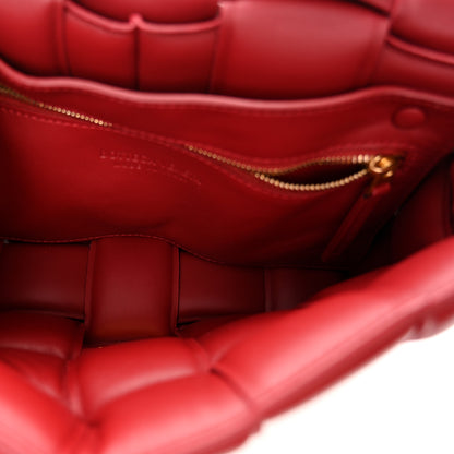 Bottega Veneta Nappa Maxi Intreccio Padded Cassette Crossbody Bag Dark Red 5 of 10